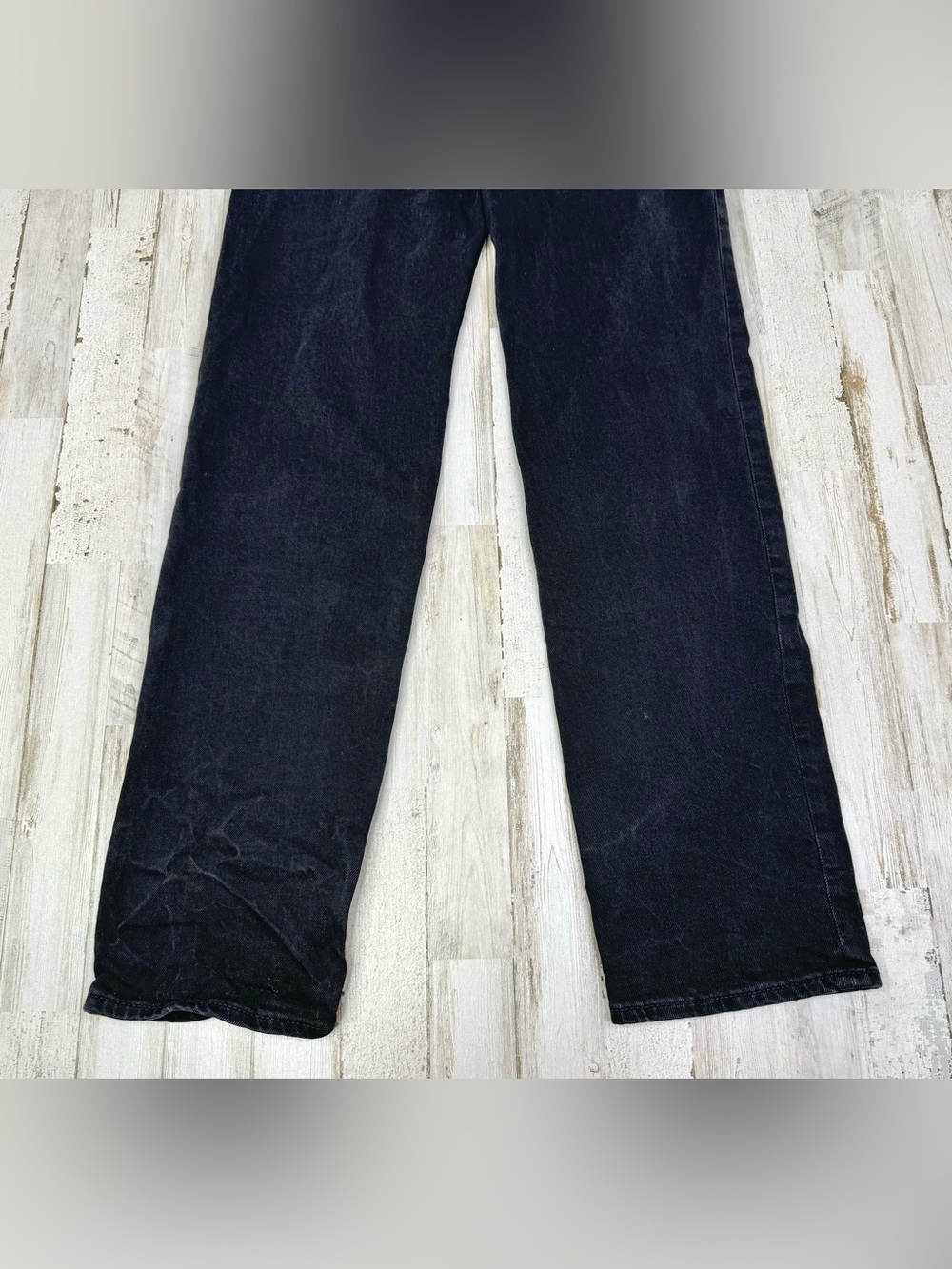 Gap 90s Loose High Rise Jeans Womens 24/00R (26x30) Black Denim - Picture 11 of 11